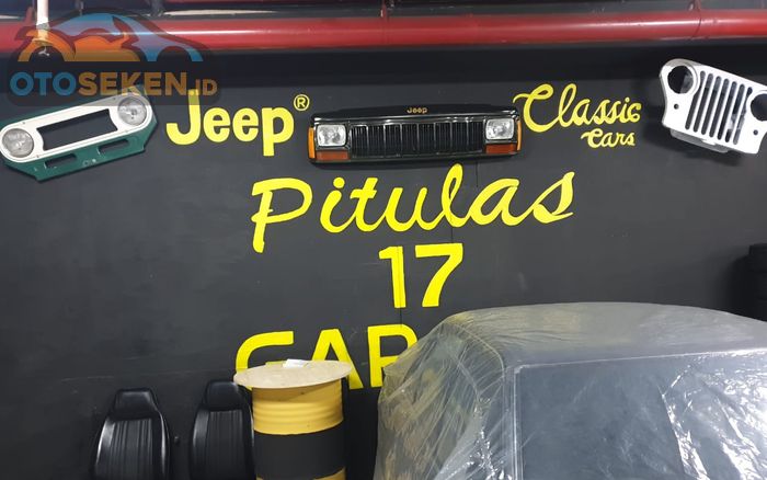 Showroom Pitulas 17 Garage, spesialis jip hobi dan mobil klasik