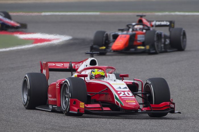 Mick Schumacher mengaku mobilnya cukup cepat pada race 1 F2 Bahrain 2020, Sabtu (28/11)