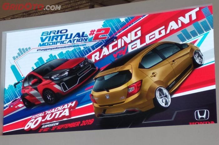 Honda Brio V-Mod #2 usung tema racing vs elegant