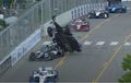 Video Detik-detik Mobil Mantan Pembalap F1 Marcus Ericsson Terbang Tapi Bisa Menang di Balap IndyCar
