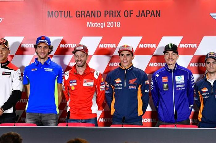 Ilustrasi. Jumpa pers jelang MotoGP Jepang 2018 di sirkuit Motegi, (18/10/2018)