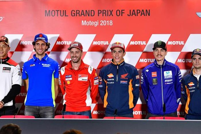 Ilustrasi. Jumpa pers jelang MotoGP Jepang 2018 di sirkuit Motegi, (18/10/2018)