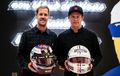 Hadiah Perpisahan, Kimi Raikkonen dan Sebastian Vettel Tukar Helm