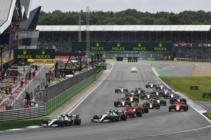 F1 Inggris 2019. Sirkuit Silverstone menawarkan dua kali balapan di tahun 2020 ini