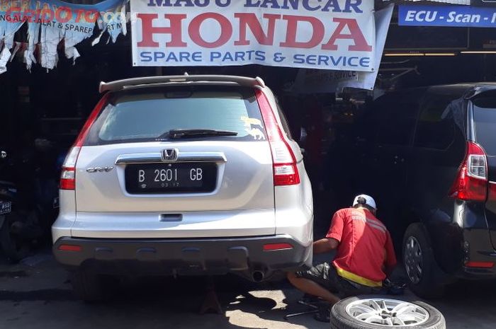 Maju Lancar, bengkel spesialis dan spare part Honda, Pasar Mobil Kemayoran, Jakarta Pusat