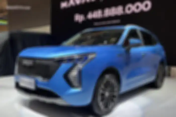 Haval Jolion Hybrid dijual dengan harga Rp 448,888 juta.