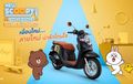 Honda Scoopy Beri Penyegaran, Rilis Edisi Spesial LINE, Ketempelan Stiker Lucu
