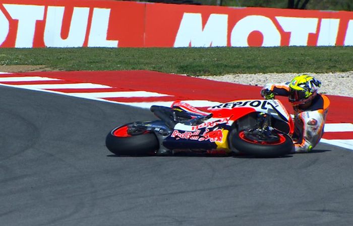 Joan Mir menghuni tempat kedua di daftar pembalap dengan crash terbanyak di delapan ronde pertama MotoGP 2023.