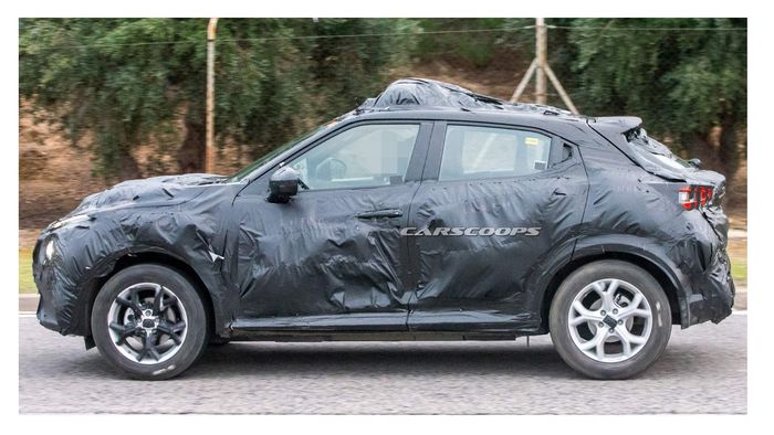 Desain Nissan Juke baru dari samping