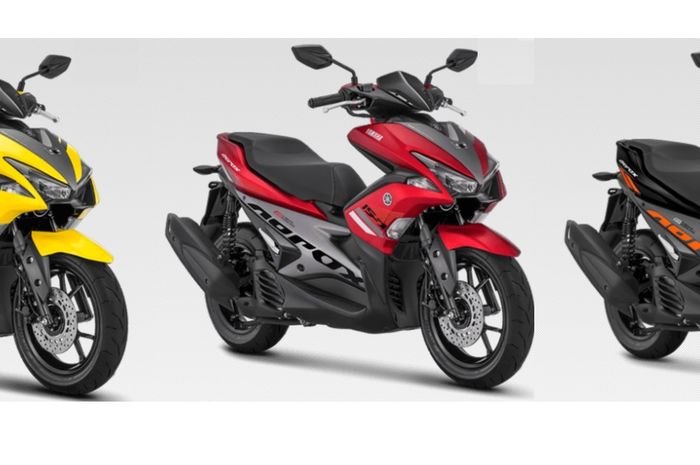 Varian warna baru pada Aerox tipe standar