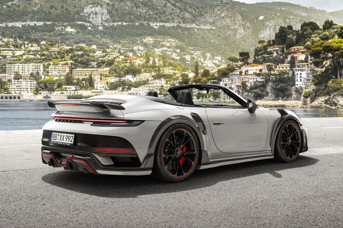Sisi aerodinamika Porsche 911 Turbo juga dibenahi TechArt