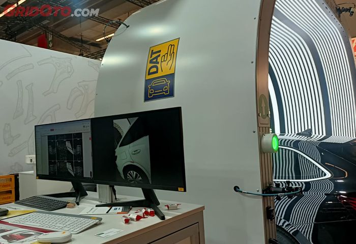 Hasil scan dan biaya estimasi perbaikan akan terlihat pada monitor