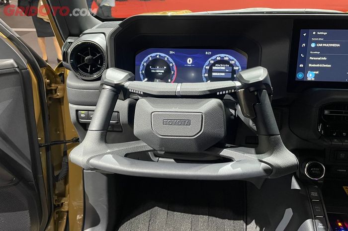 Neo Steer diaplikasi pada unit display Toyota Land Cruise 250 pada Japan Mobility Show 2023