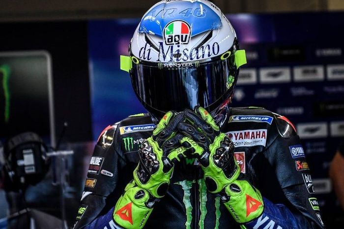 Valentino Rossi pakai helm tema viagra di Misano, begini reaksi sang ibu