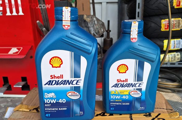 Cara bedakan oli mesin Shell Advance AX7 yang original dengan yang palsu 