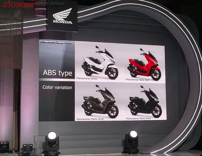 New Honda PCX 160 tipe ABS sebagai model menengah hadir dalam 4 pilihan warna