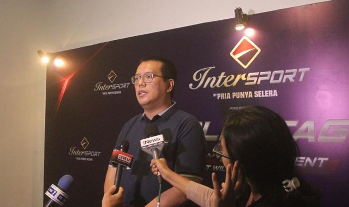 Kent Rusli selaku Brand Manager Intersport