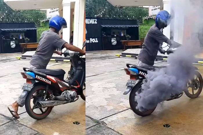 Penyebab knalpot motor mengeluarkan asap putih 