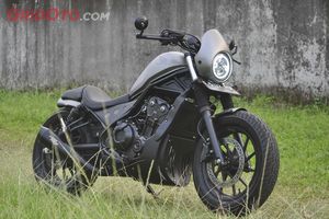 Simpel Tapi Garang Honda Rebel 500 Dirombak Jadi Cruiser Bobber
