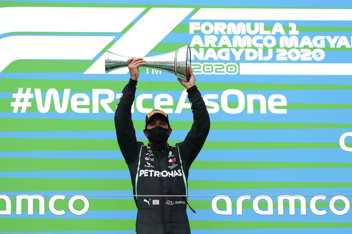 Tahun lalu Lewis Hamilton meraih kemenangannya yang kedelapan di GP F1 Hongaria
