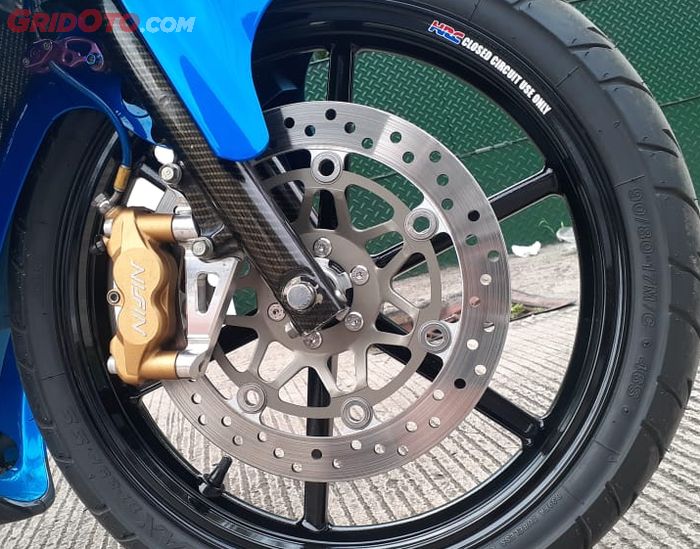 Bukan cuma pelek diskbrake Kawasaki Ninja RR juga pakai lansiran Honda RS 125 GP