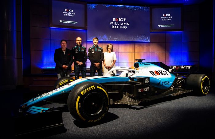 Mobil F1 Williams FW42 untuk balap F1 2019