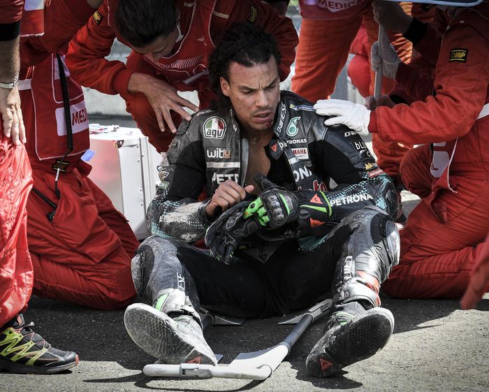 Pada MotoGP Austria 2020 lalu, Franco Morbidelli mengalami kecelakaan hebat yang melibatkan dirinya dengan Johann Zarco