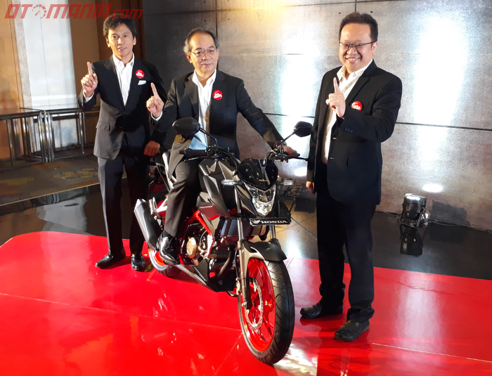 Honda resmi meluncurkan New CB150R StreetFire di Kemayoran, Jakarta Utara