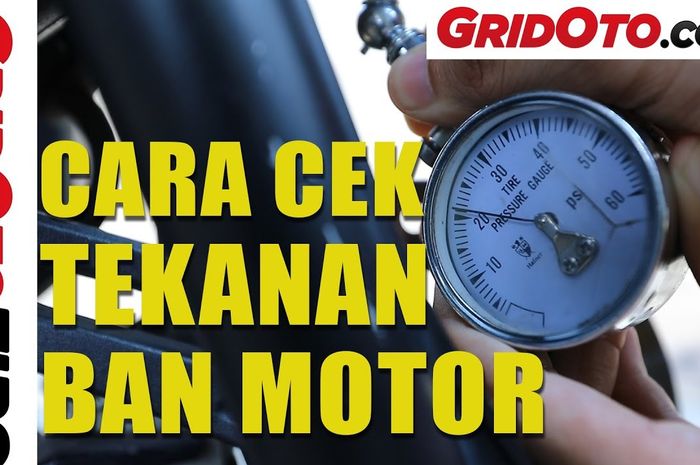 Cek tekanan ban menggunakan tire pressure