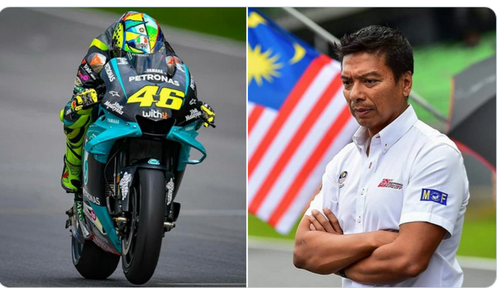 Bos tim Petronas Yamaha Razlan Razali menyambut hangat Valentino Rossi untuk MotGoP 2021