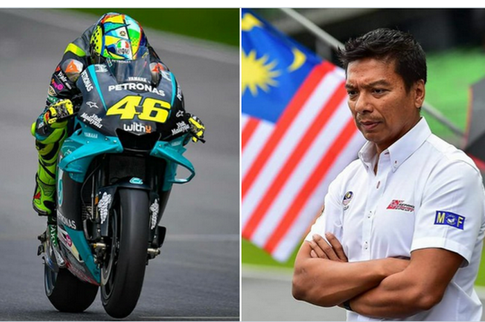Bos tim Petronas Yamaha Razlan Razali menyambut hangat Valentino Rossi untuk MotGoP 2021