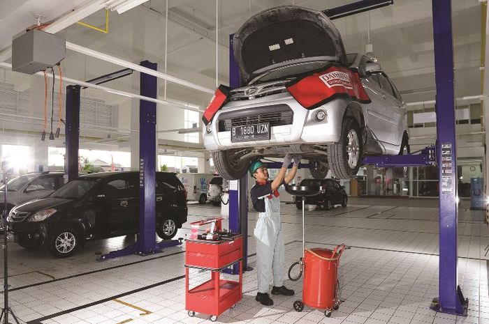 Ilustrasi Bengkel Daihatsu