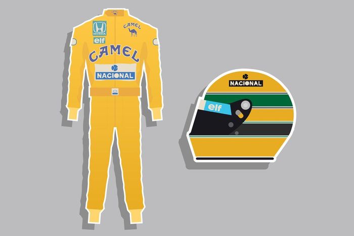 Racing suit Ayrton Senna pada 1987