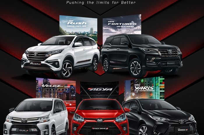 Rush, Fortuner, Agya, Yaris dan Avanza Veloz GR Sport