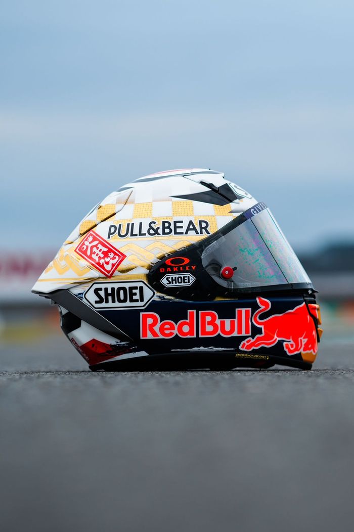Helm spesial Marc Marquez di MotoGP Jepang 2022