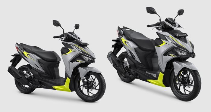 Vario Evo 160 tanpa aksesori (kiri), dengan aksesori (kanan)