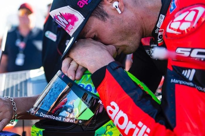 Aleix Espargaro masih belum berhati senang setelah sesi tes