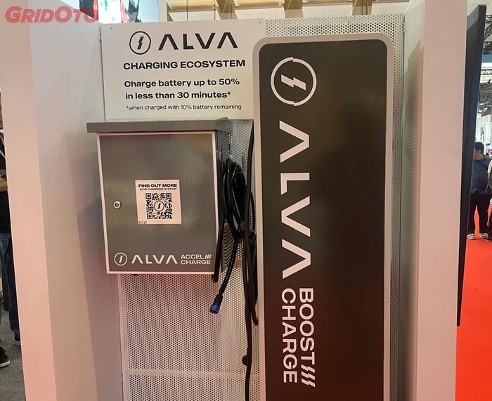 Ilustrasi mesin Alva Boost Charge.