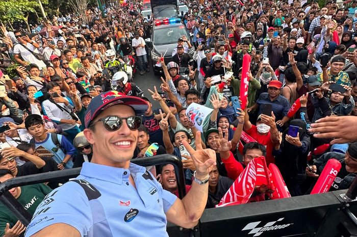 Marc Marquez jadi aktor utama parade pembalap MotoGP Mandalika 2024