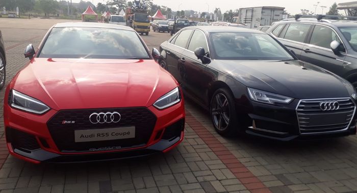 Audi RSS Coupe terparkir di parking lot GIIAS 2019.