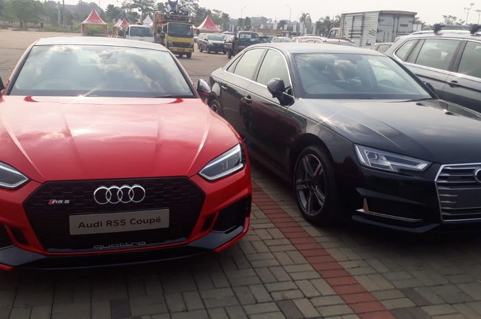 Audi RSS Coupe terparkir di parking lot GIIAS 2019.