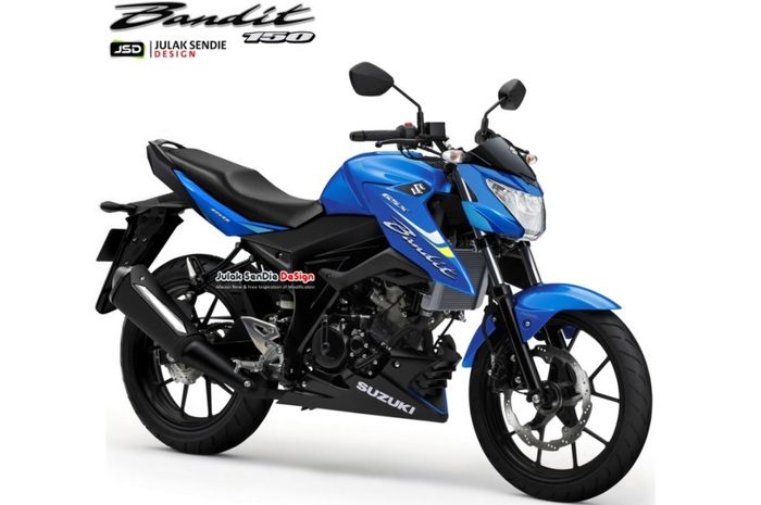 Renderan sosok Suzuki Bandit 150