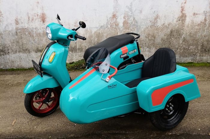 Yamaha Fazzio hasil garapan Old Steel Oto Custom Bandung