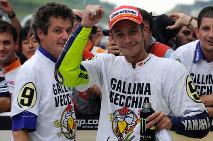 Valentino Rossi selalu mendapatkan mimpi jika hendak berselebrasi gelar juara dunia atau kemenangan