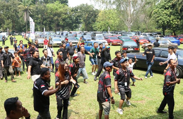 Antusias peserta di acara anniversary ke-8 Motuba Bogor Timur