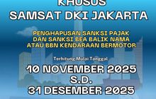 Nikmati, Ikut Program Hapus Denda Pajak dan Balik Nama Kendaraan DKI Jakarta Wajib Bawa Dokumen Ini