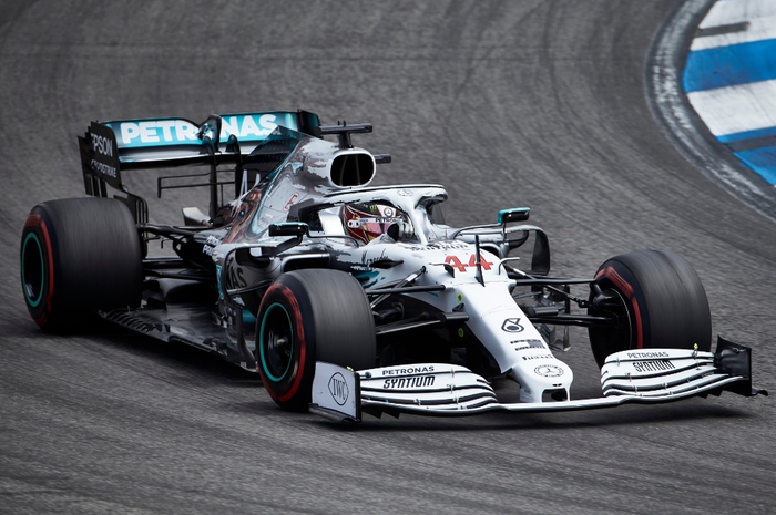Lewis Hamilton raih pole position di F1 Jerman