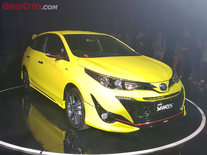 Fascia depan Toyota Yaris 2018