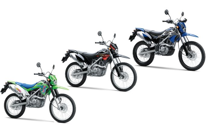 Ilustrasi Kawasaki KLX 150 series