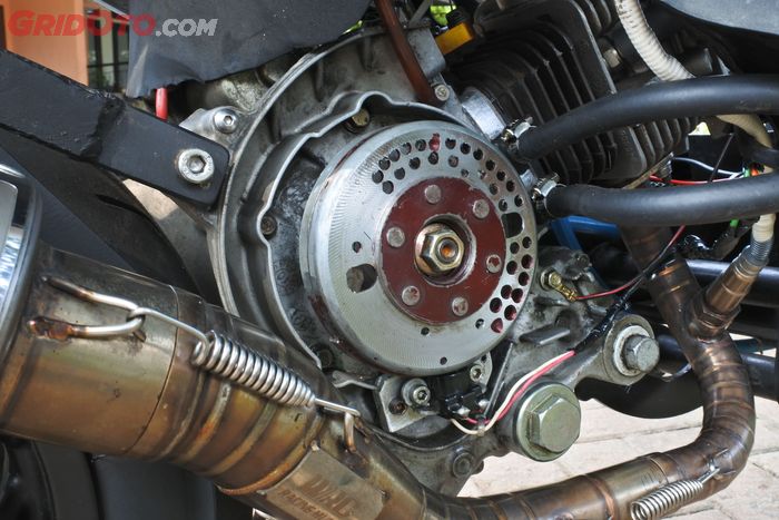 Bore up menjadi 128cc.